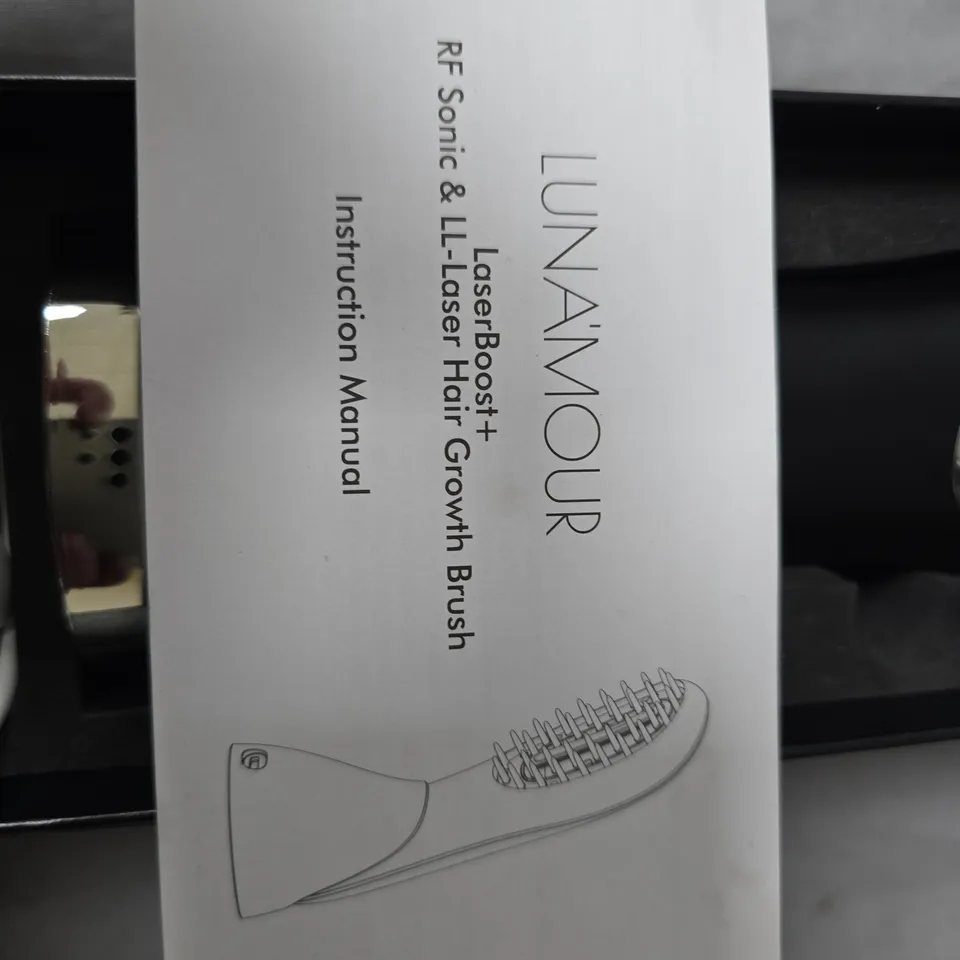 LUNA LASER HAIR GROWTH BRUSH - RF SONIC + LASER HAIR GROWTH BRUSH