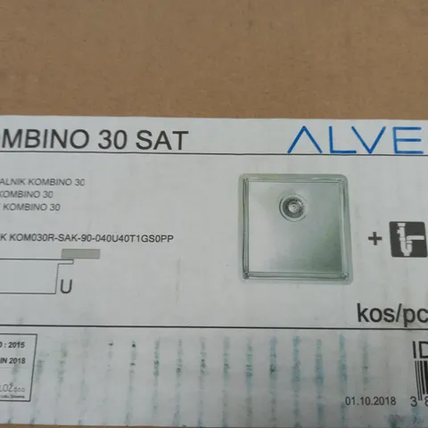 BOXED ALVEUS KOMBINO 30 KITCHEN SINK - 44X44CM