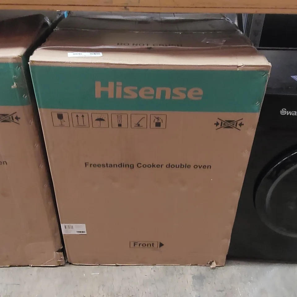 BOXED HISENSE BLACK ELECTRIC COOKER HDE3211BBUK