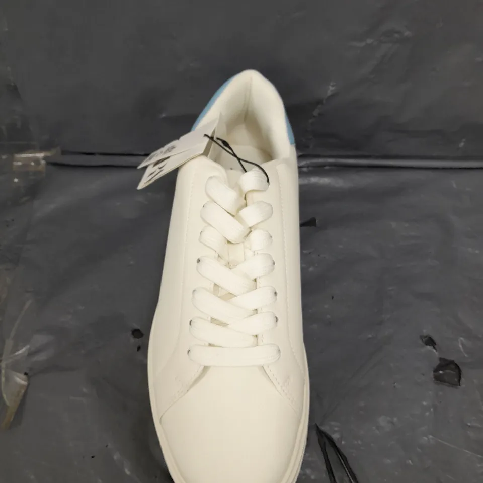 PAIR OF ZARA ORTHOLITE TRAINERS IN WHITE - 10