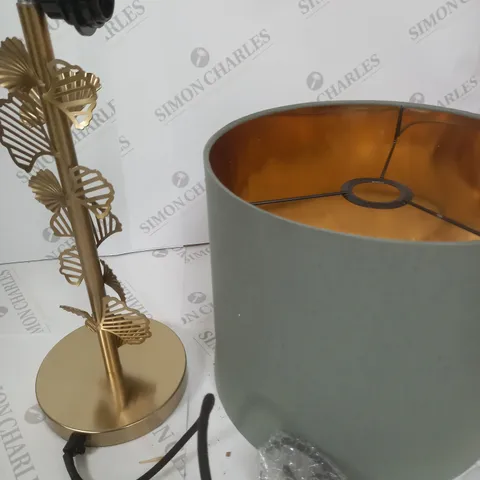 OUTLET ALISON CORK GINKGO LEAF TABLE LAMP