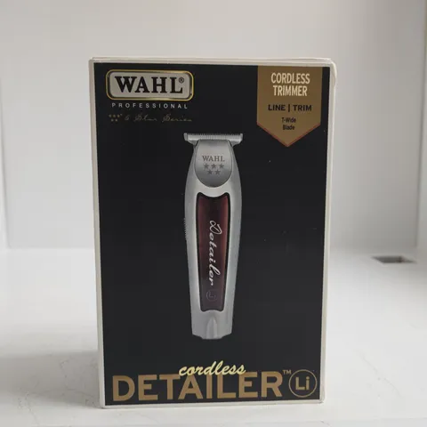 WAHL CORDLESS DETAILER LI – PROFESSIONAL GROOMING TRIMMER (BOXED)