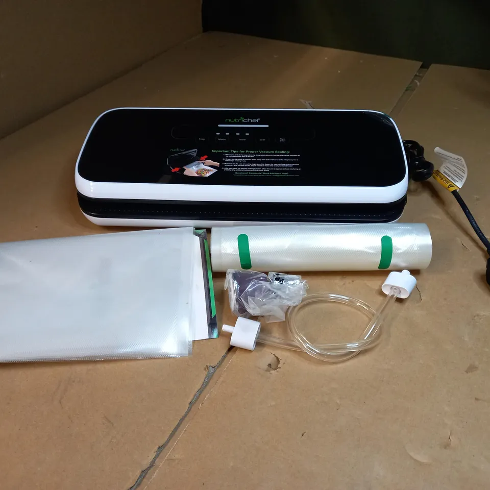 NUTRICHEF PKVS18BKUK AUTOMATIC FOOD VACUUM SEALER