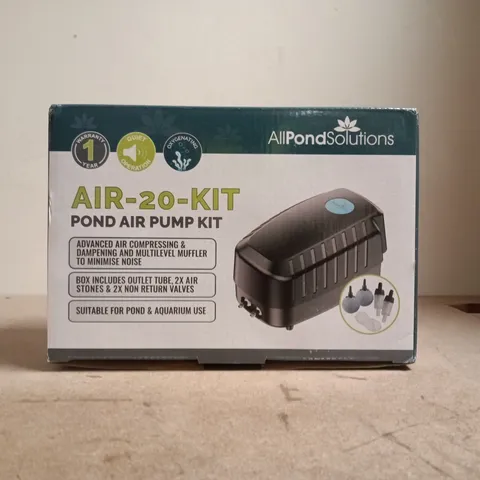 BOXED ALL POND SOLUTIONS AIR-20-KIT POND AIR PUMP
