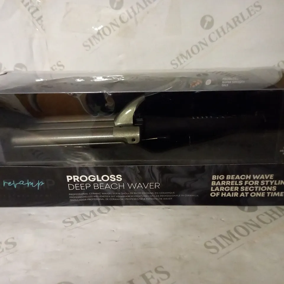 BOXED PROGLOSS DEEP BEACH HAIR WAVER  RRP £59.99