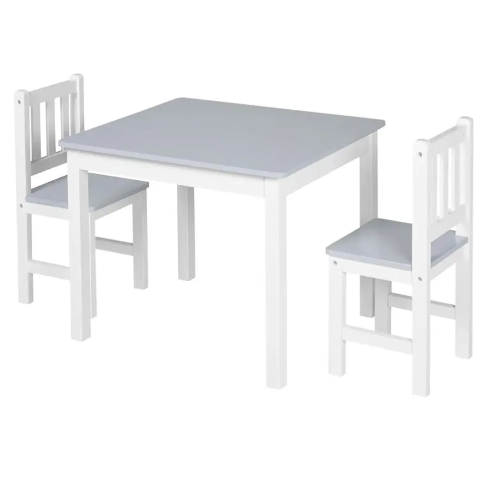 BOXED KIDS ROUND PLAY OR ACTIVITY TABLE AND CHAIR SET (1 BOX)