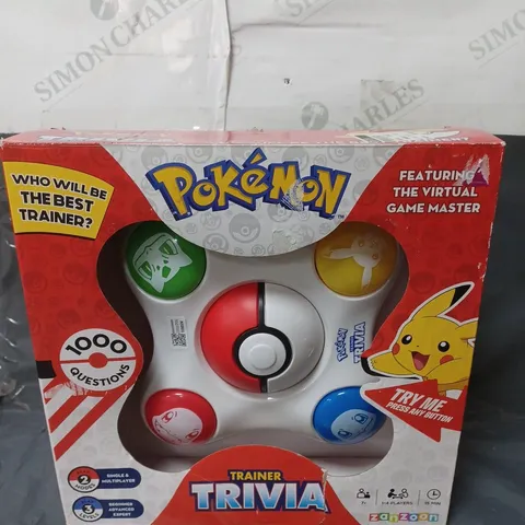 POKEMON TRAINER TRIVIA GAME