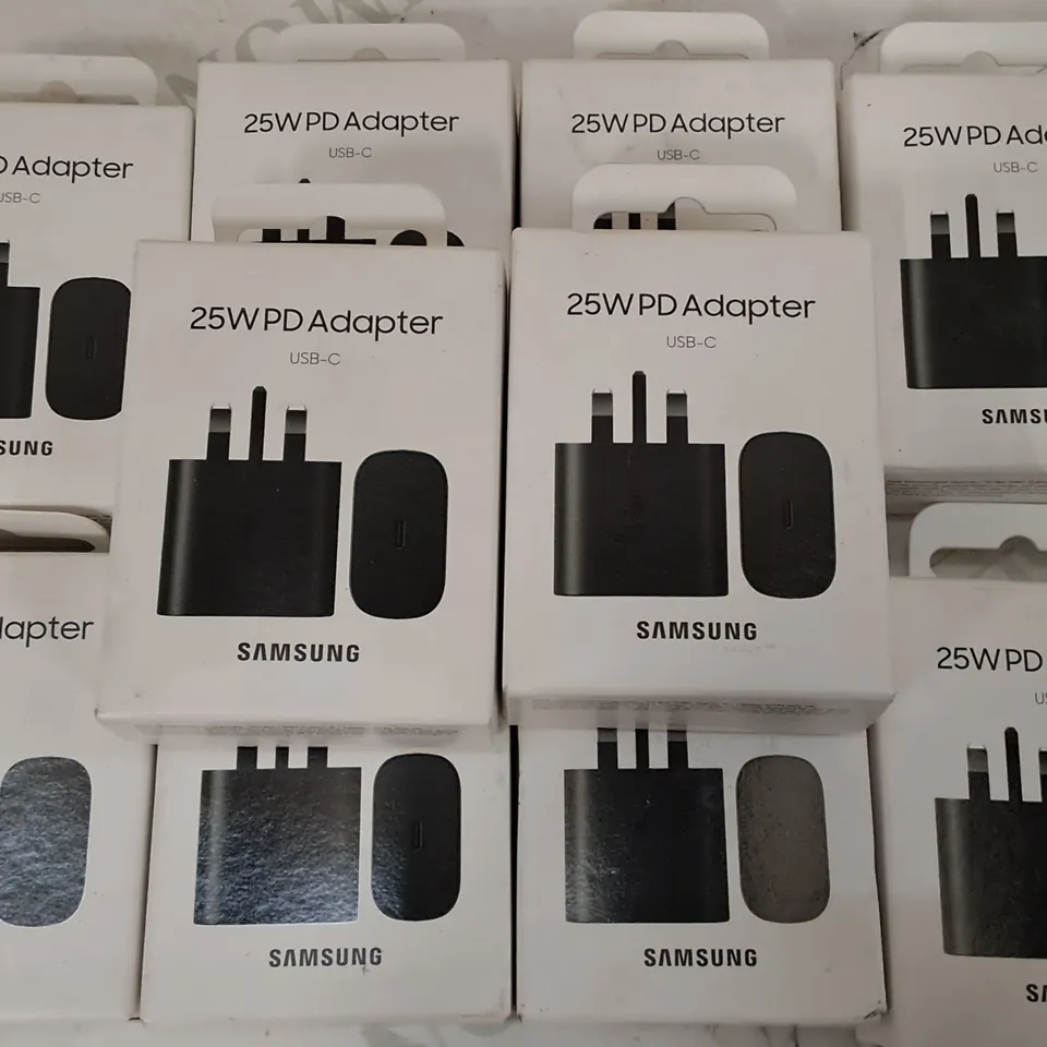 LOT OF 10 SAMSUNG 25W PD ADAPTERS USB-C