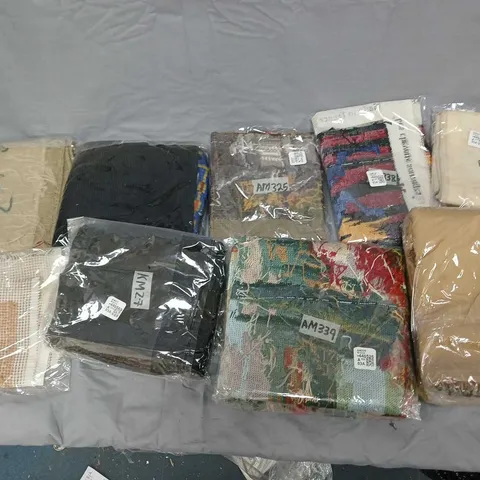 BOX OF APPROXIMATELY 15 ASSORTED HOME FABRIC ITEMS