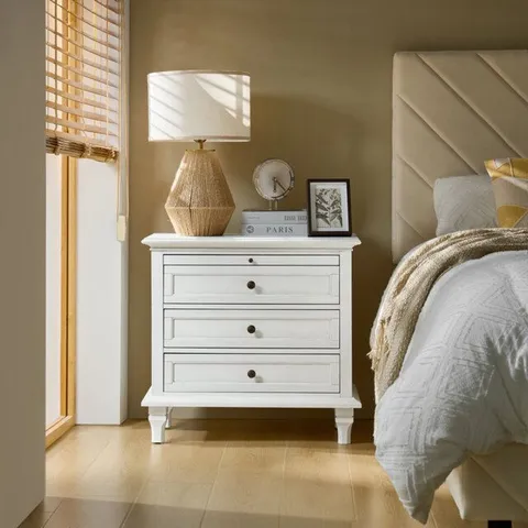 BOXED 72CM WITH MANUFACTURED WOOD BEDSIDE TABLE