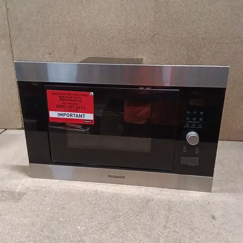 HOTPOINT BUILT-IN MICROWAVE WITH GRILL, MF25GIXH - STAINLESS STEEL