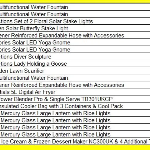 PALLET OF APPROXIMATELY 20 ASSORTED HOUSEHOLD AND GARDEN PRODUCTS TO INCLUDE; 