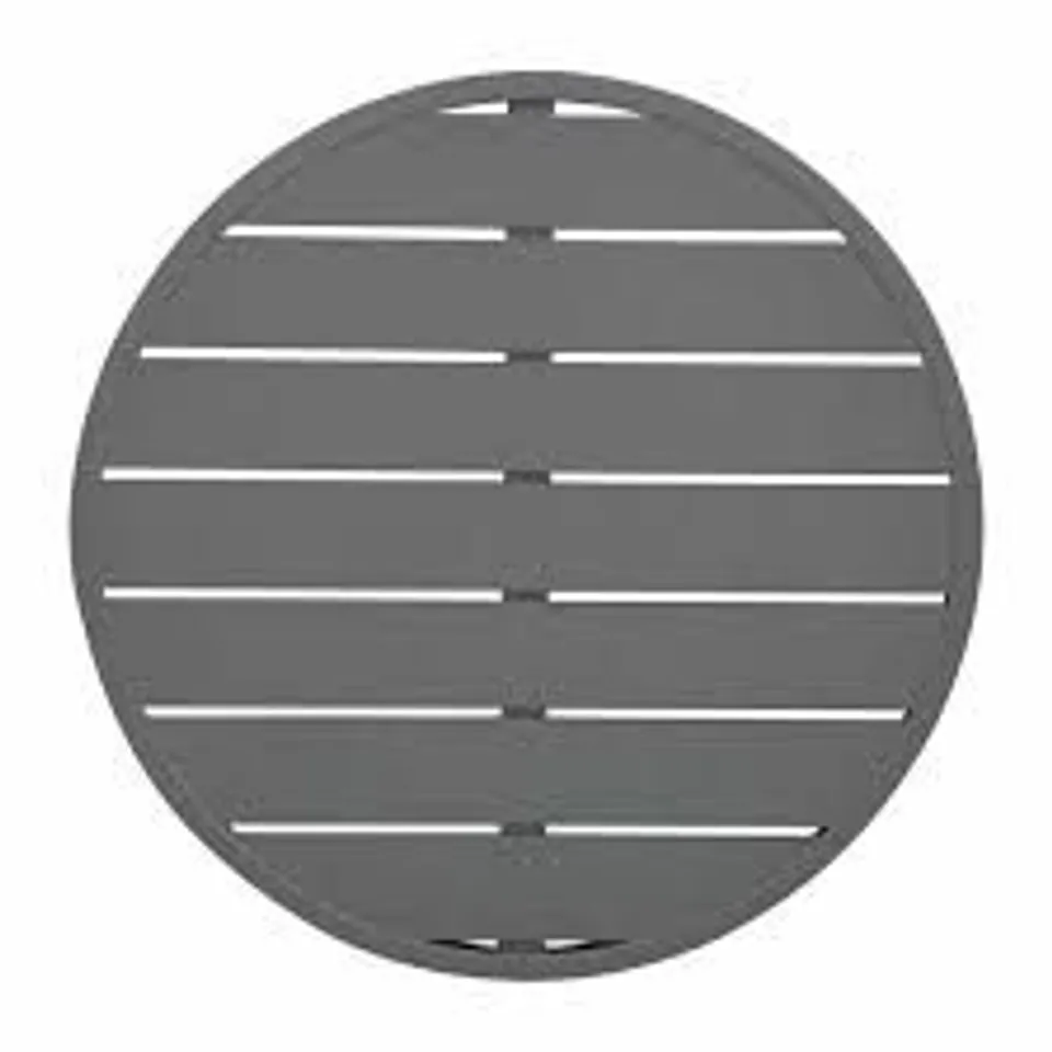 BRAND NEW BOLERO ALUMINIUM ROUND TABLE TOP DARK GREY 580MM