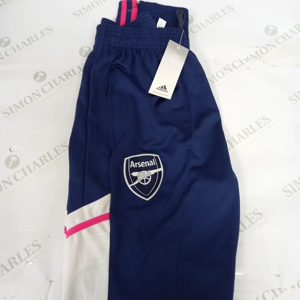 ARSENAL FC ADIDAS TRAINING BOTTOMS SIZE XL