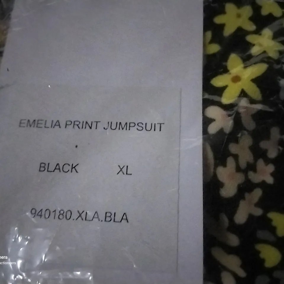DESIGNER EMILIA JUMPSUIT BLACK XL