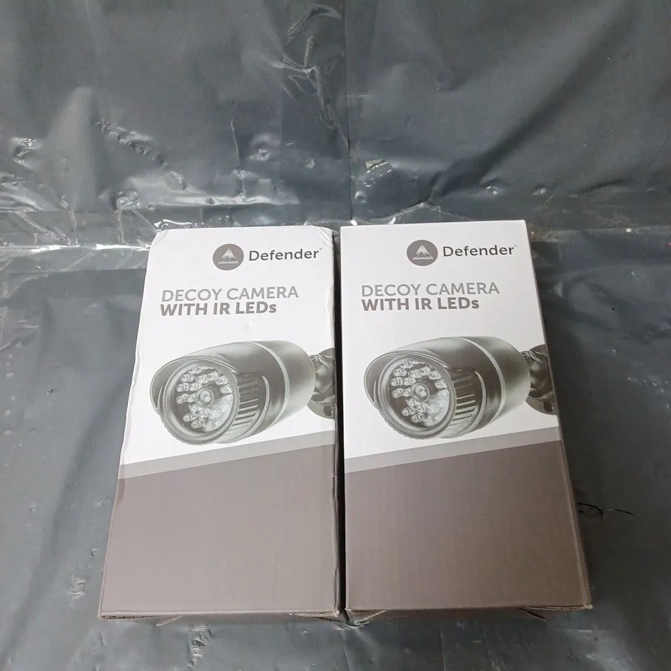 LOT OF 2 DEFENDER DEVOY CAMERA WITH IR LEDS