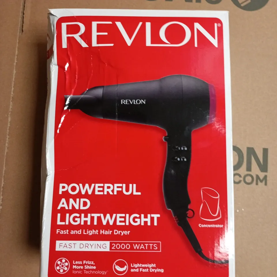 REVLON HAIR DRYER – POWERFUL AND LIGHTWEIGHT, 2000 WATTS