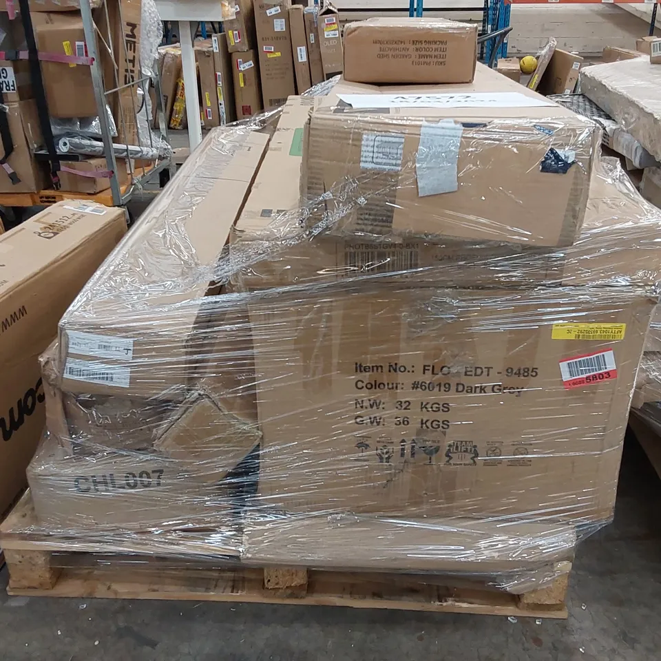 PALLET OF ASSORTED FURNITURE PARTS