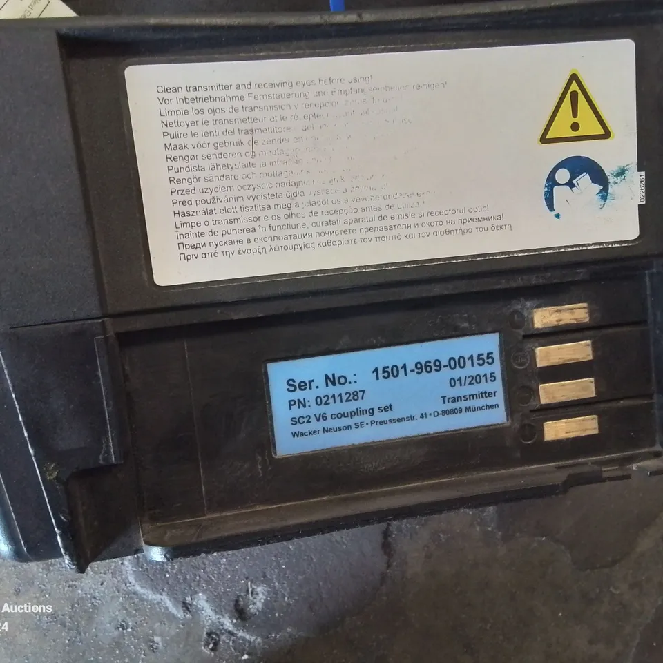 CONTROL PANEL FOR REMOTE WHACKER