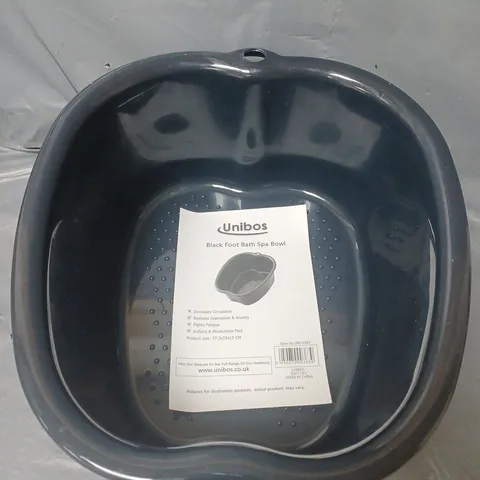 UNIBOS BLACK FOOT BATH SPA BOWL