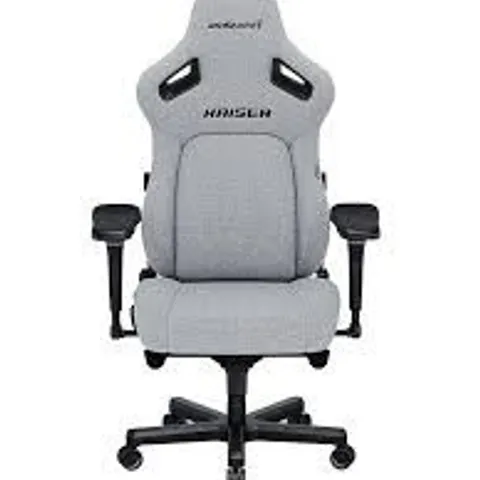 BOXED ANDASEAT KAISER 4 PREMIUM LARGE GAMING CHAIR - GREY (1 BOX)
