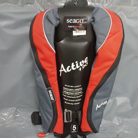 SEAGO ACTIVE LIFEJACKET 190N AUTO - HARNESS 190-RAH