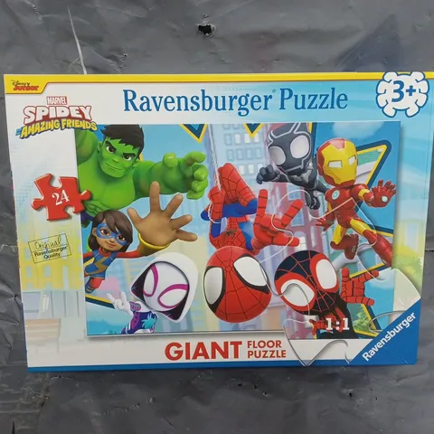 RAVENSBURGER SPIDEY & HIS AMAZING FRIENDS, 24 PIECE GIANT FLOOR JIGSAW PUZZLE