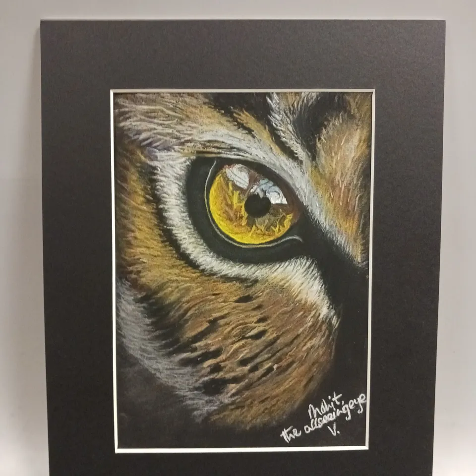 SIGNED THE ALL SEEING EYE PAINTING