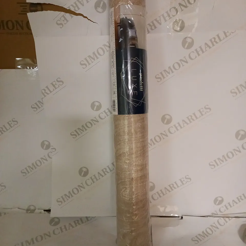 PAOLETTI LUXE MARBLE CHAMPAGNE GOLD EMBOSSED METALLIC VINYL WALLPAPER RRP £25
