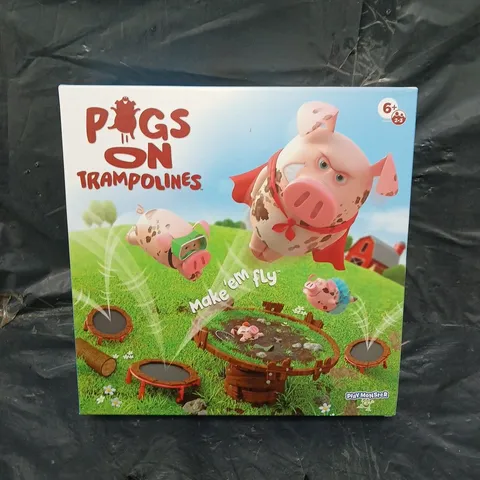 PLAYMONSTER PIGS ON TRAMPOLINES
