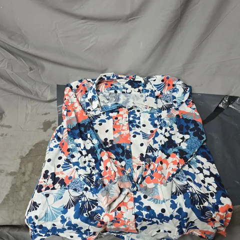 WHITE STUFF WOMEN'S FLORAL PRINT SHIRT, UK 12 (EU 40)