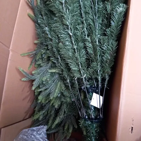 BOXED 7FT SHERWOOD REAL LOOK FULL CHRISTMAS TREE - COLLECTION ONLY