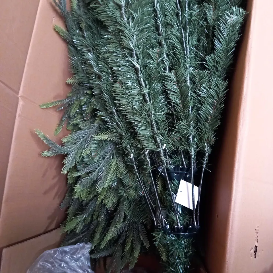 BOXED 7FT SHERWOOD REAL LOOK FULL CHRISTMAS TREE - COLLECTION ONLY RRP £274.99