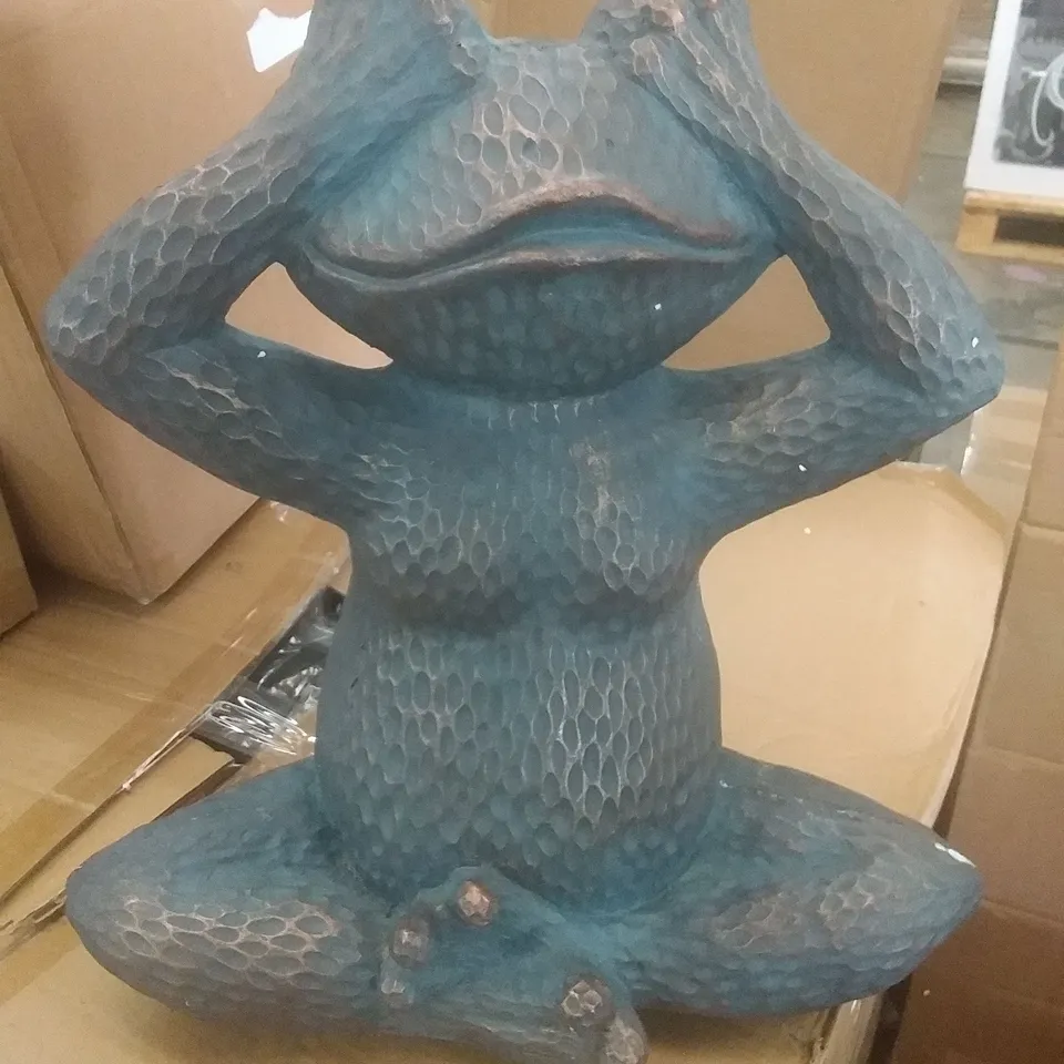 BOXED NO EVIL GARDEN FROG 