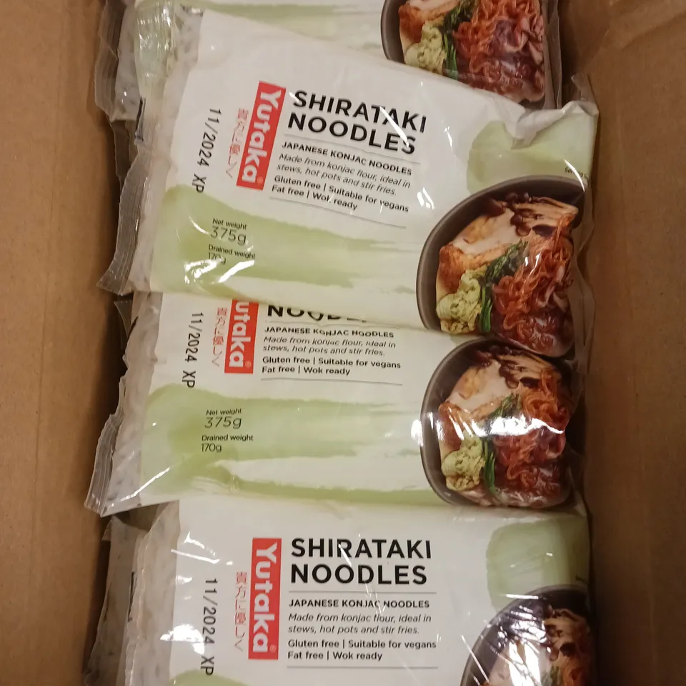 12 X SEALED YUTAKA SHIRATAKI NOODLES - 12 X 375G 