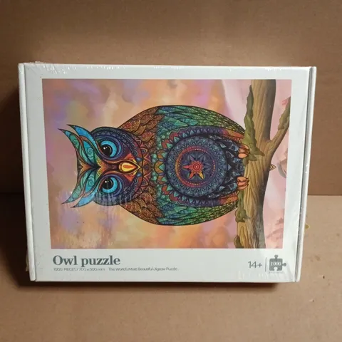 SEALED OWL PUZZLE 1000-PECE JIGSAW PUZZLE