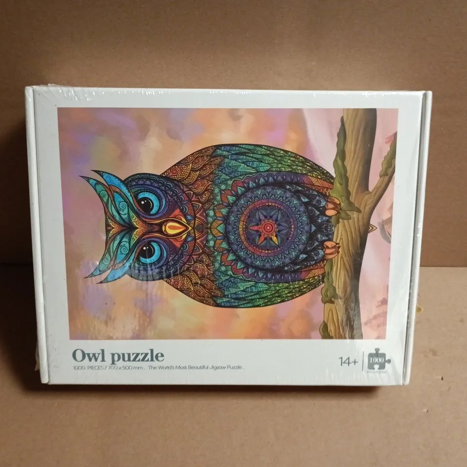 SEALED OWL PUZZLE 1000-PECE JIGSAW PUZZLE