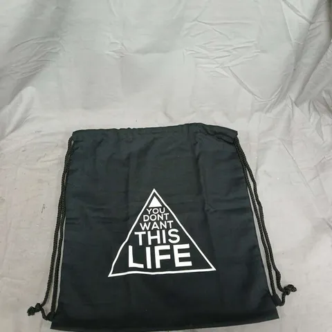 APPROXIMATELY 50 TOTE BAGS YOU DON'T WANT THIS LIFE LOGO .