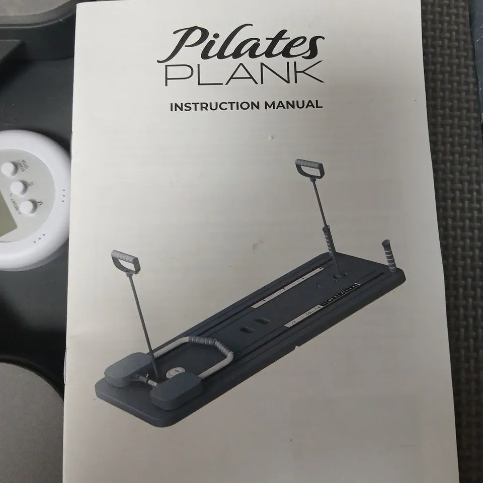 Pilates Plank Exercise Machine with Instruction Manual