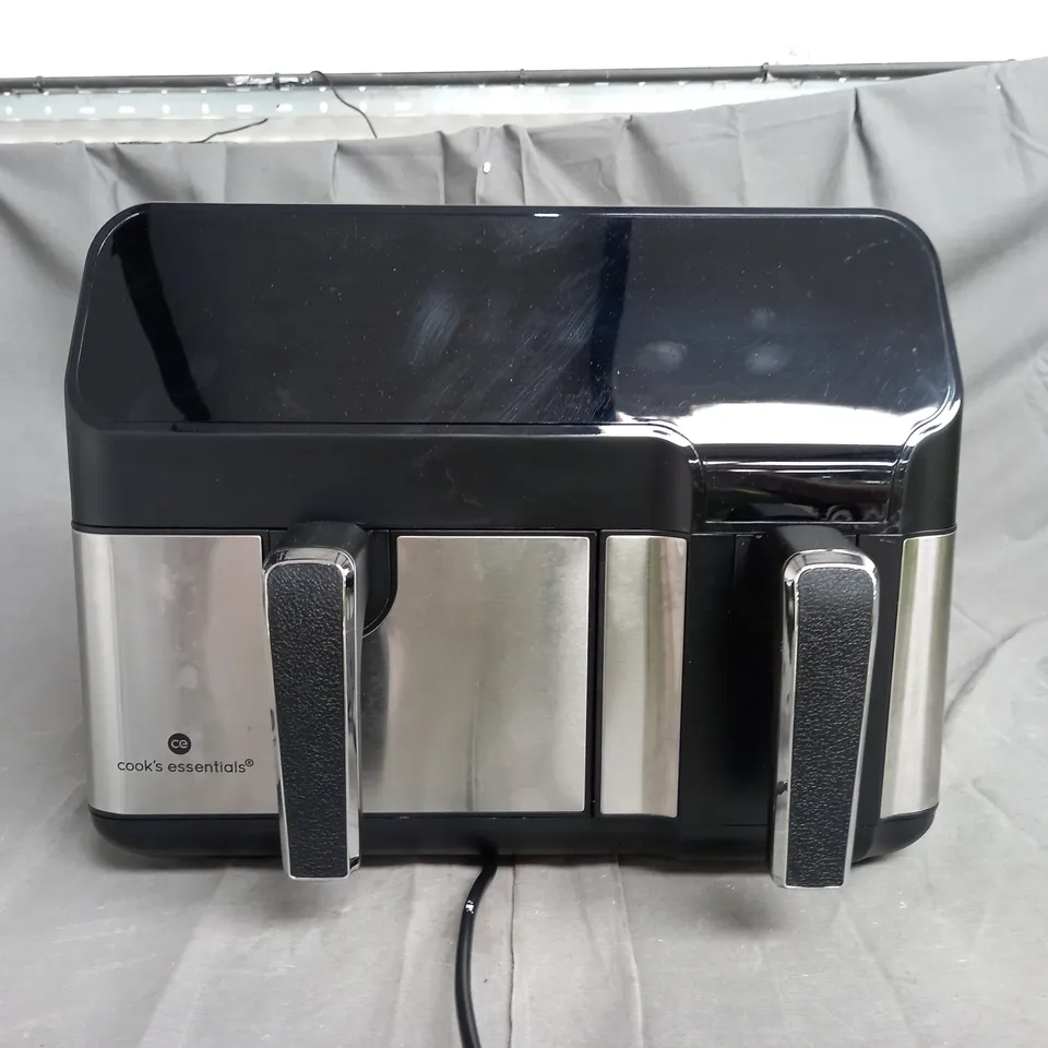 BOXED COOK'S ESSENTIALS 7.7L DUAL AIR FRYER
