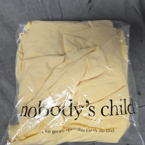 NOBODY'S CHILD SLEEVELESS ARIEL MIDI DRESS IN YELLOW SIZE UK 16