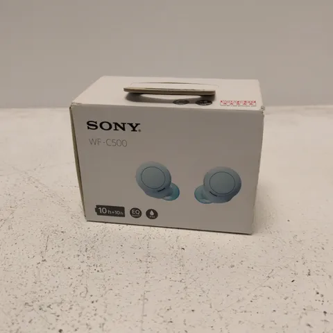 SONY WF-C500 TRUE WIRELESS EARBUDS – BLUE (BOXED)