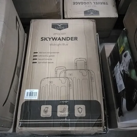 BOXED LUGG SKYWANDER HARDSHELL SUITCASE - MIDNIGHT BLUE 