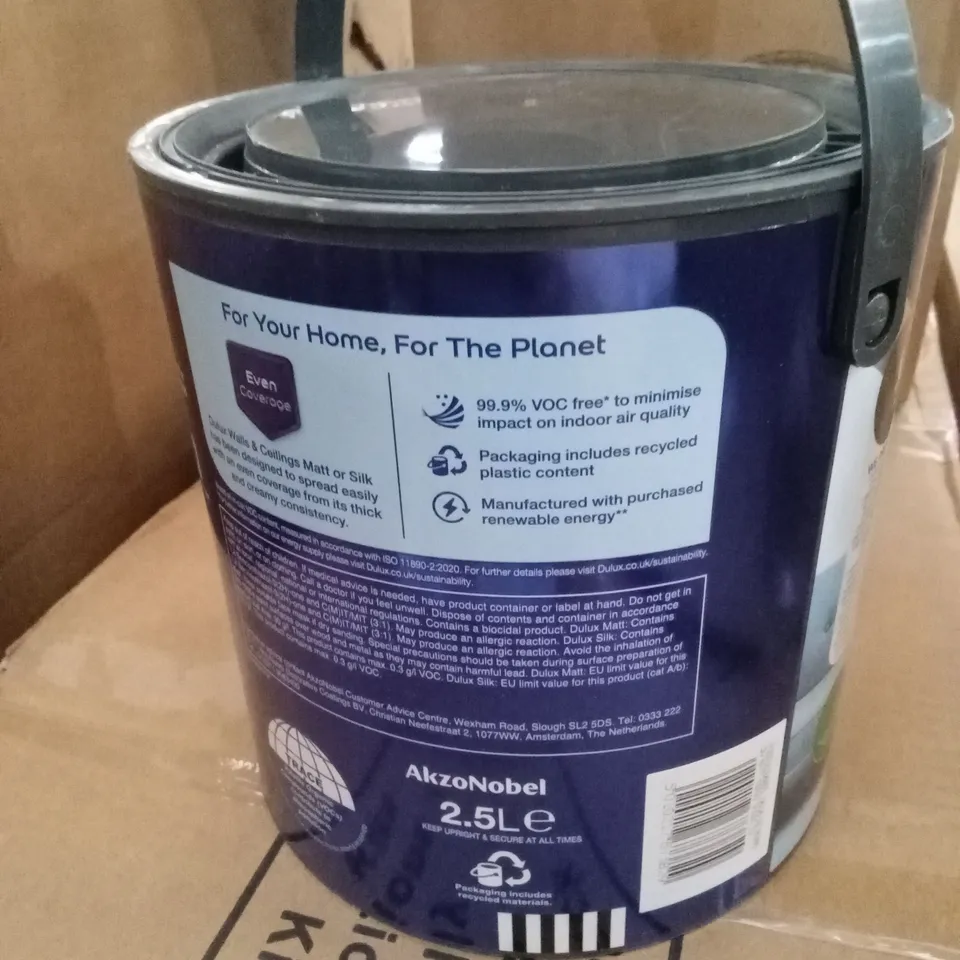 DULUX WALL & CEILINGS INDIGO SHADE MATT PAINT, 2.5L