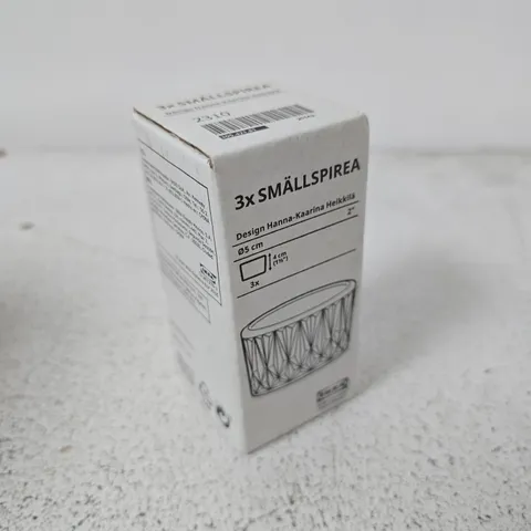 3X SMÄLLSPIREA PLANTS IN 5 CM POTS – DESIGN HANNA-KAARINA HEIKKILÄ