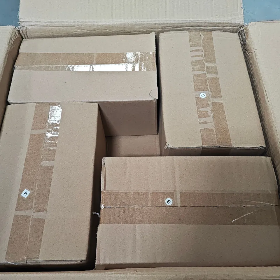 BOXED DAR FAME 5-LIGHT PENDANT CEILING LIGHT IN POLISHED CHROME AND GLASS