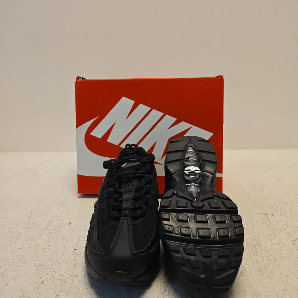 NIKE AIR MAX 95 GS KIDS' TRAINERS – BLACK, UK 3Y