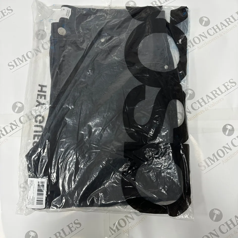 ASOS DESIGN STRETCH SLIM JEANS IN WASHED BLACK SIZE W36/L32