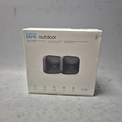 BOXED BLINK OUTDOOR BATTERY POWERED SECURITY CAMERAS