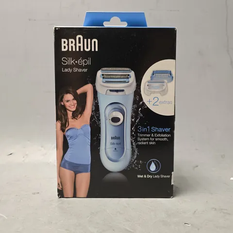 BOXED BRAUN LADY SHAVER 3 IN 1 